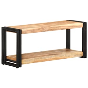 TV stolek 90 x 30 x 40 cm masivní akáciové dřevo - obrázek 8