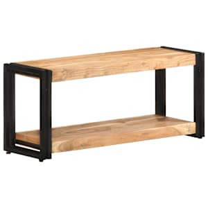 TV stolek 90 x 30 x 40 cm masivní akáciové dřevo - obrázek 9
