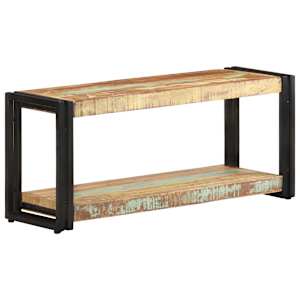 TV stolek 90 x 30 x 40 cm masivní recyklované dřevo - obrázek 9