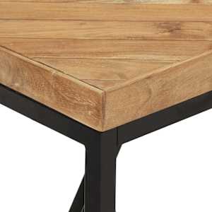 Jídelní stůl 120 x 60 x 76 cm masivní akácie a mangovník - obrázek 5