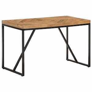 Jídelní stůl 120 x 60 x 76 cm masivní akácie a mangovník - obrázek 8