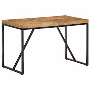 Jídelní stůl 120 x 60 x 76 cm masivní akácie a mangovník - obrázek 9