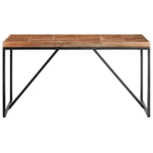 Jídelní stůl 140 x 70 x 76 cm masivní akácie a mangovník - obrázek 2