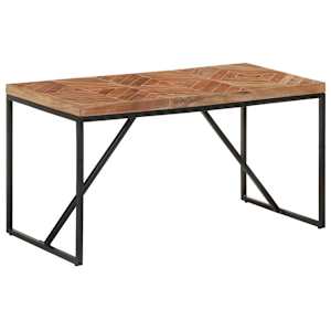Jídelní stůl 140 x 70 x 76 cm masivní akácie a mangovník - obrázek 8