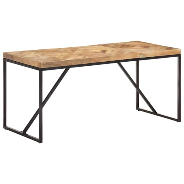 vidaXL s&ouml;&ouml;gilaud, 160 x 70 x 76 cm, akaatsia- ja mangopuit