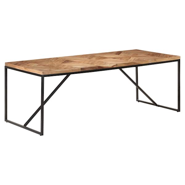 vidaXL s&ouml;&ouml;gilaud, 200 x 90 x 76 cm, akaatsia- ja mangopuit