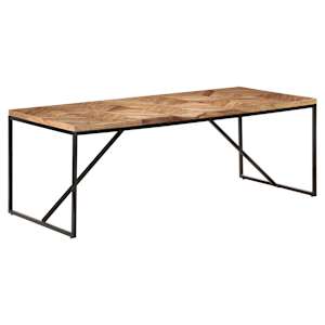 Jídelní stůl 200 x 90 x 76 cm masivní akácie a mangovník - obrázek 2