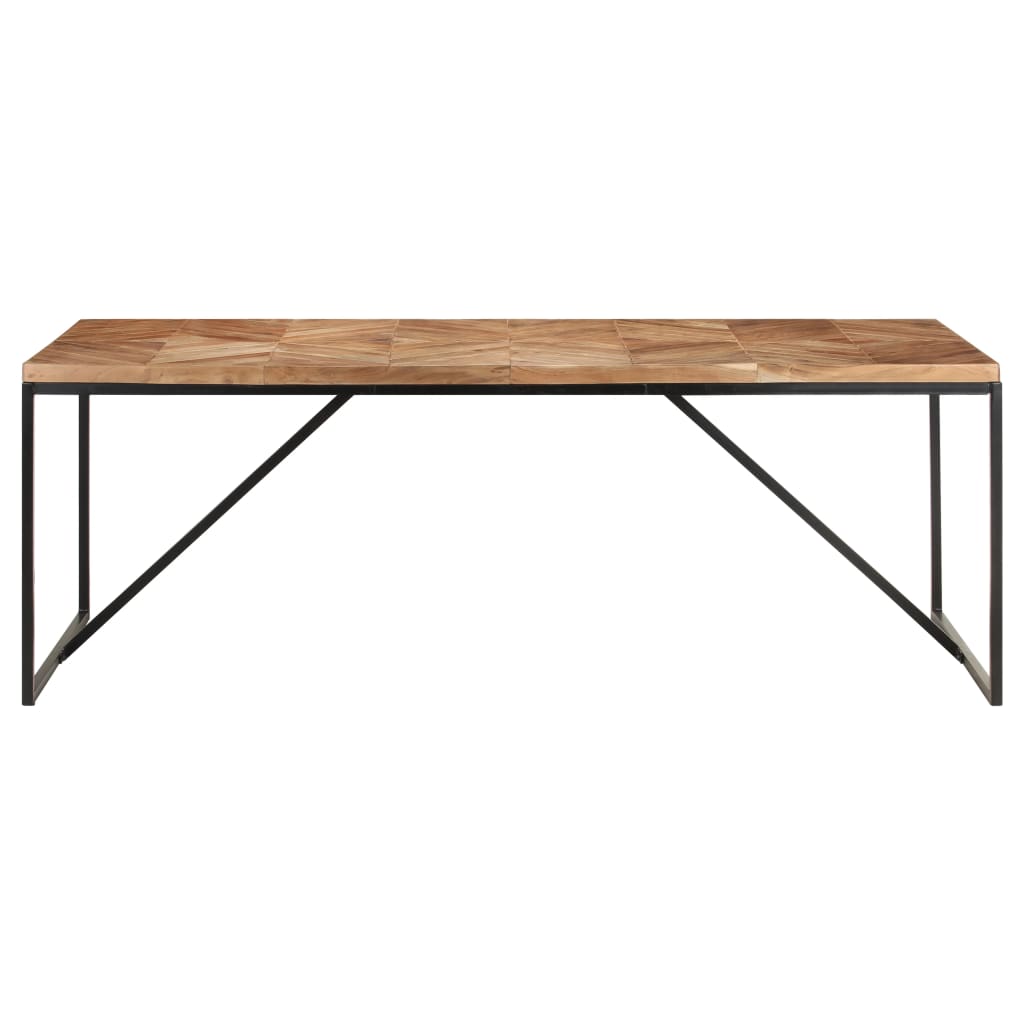 Valgomojo stalas, 200x90x76cm, akacija ir mango mediena | Stepinfit
