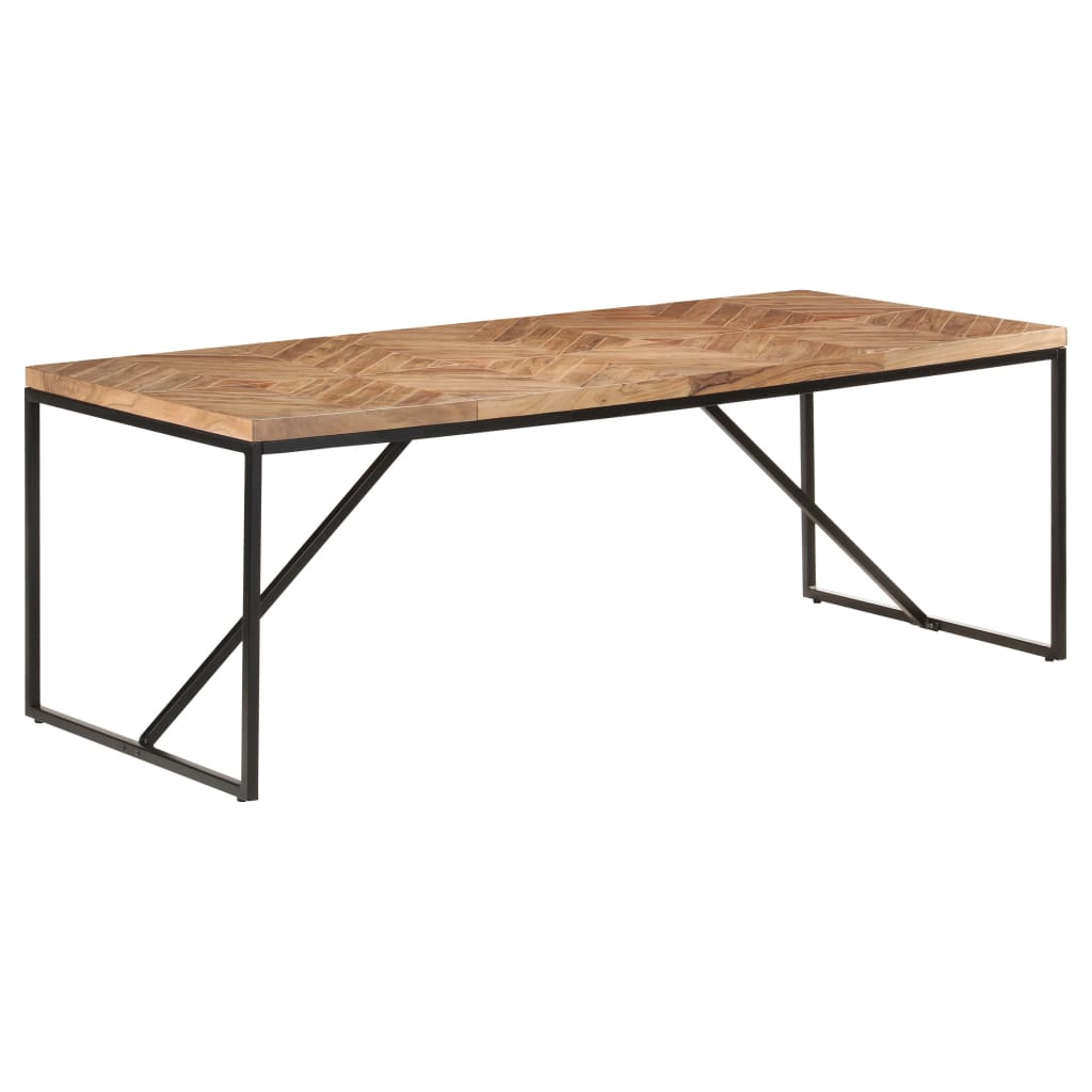 Valgomojo stalas, 200x90x76cm, akacija ir mango mediena | Stepinfit