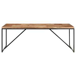 Jídelní stůl 200 x 90 x 76 cm masivní akácie a mangovník - obrázek 3