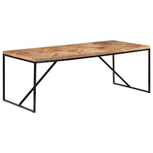 Jídelní stůl 200 x 90 x 76 cm masivní akácie a mangovník - obrázek 1