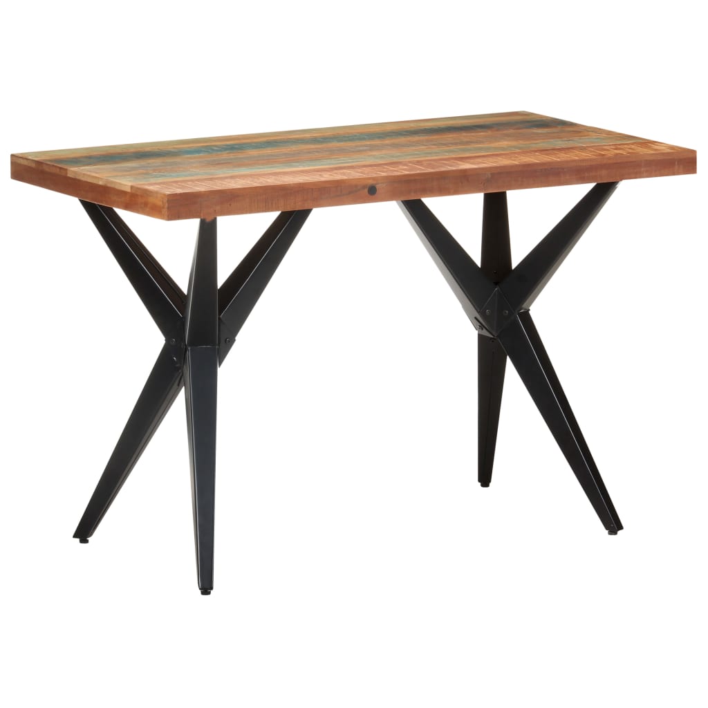 Jídelní stůl 120 x 60 x 76 cm masivní recyklované dřevo