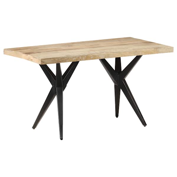 vidaXL s&ouml;&ouml;gilaud, 140 x 70 x 76 cm, t&ouml;&ouml;tlemata mangopuit
