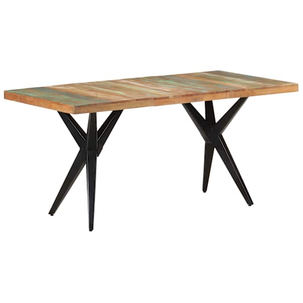vidaXL s&ouml;&ouml;gilaud, 160 x 80 x 76 cm, taastatud puit