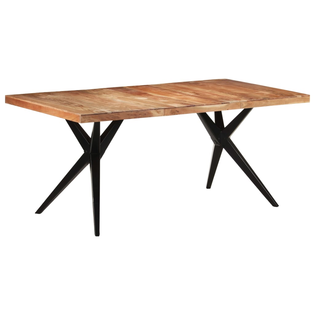 Mesa de jantar 180x90x76 cm madeira de acácia maciça