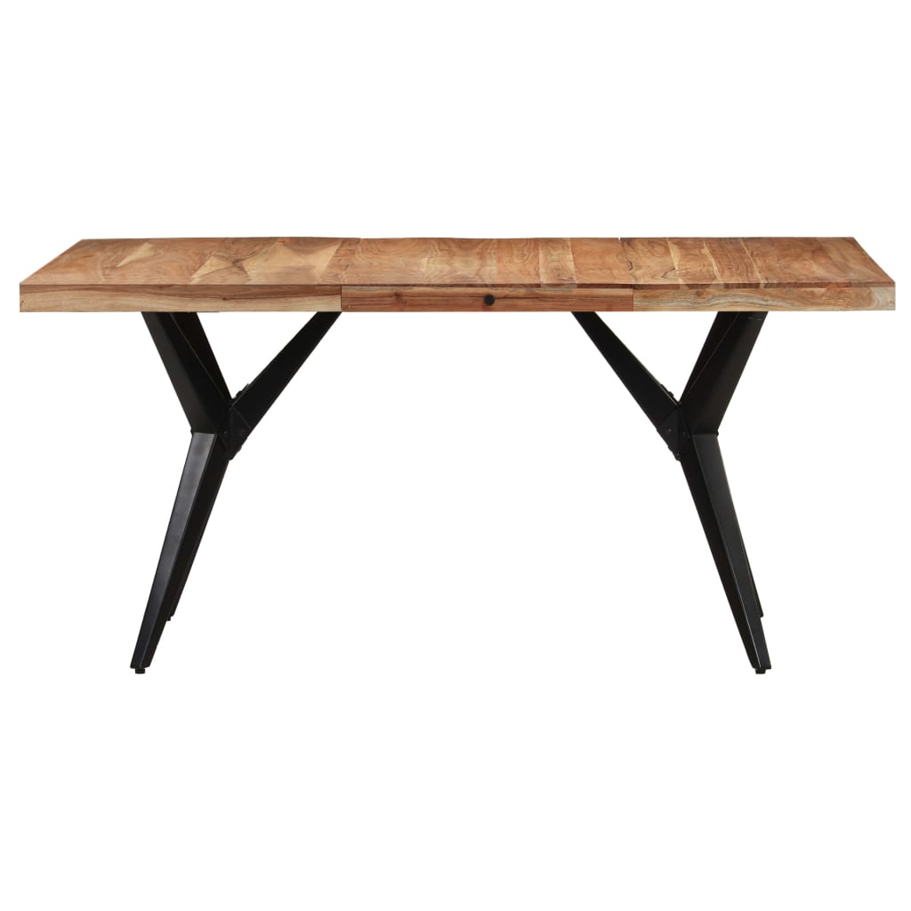 

vidaXL Eettafel 180x90x76 cm massief acaciahout