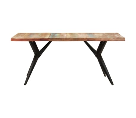 vidaXL Dining Table 70.9"x35.4"x29.9" Solid Reclaimed Wood