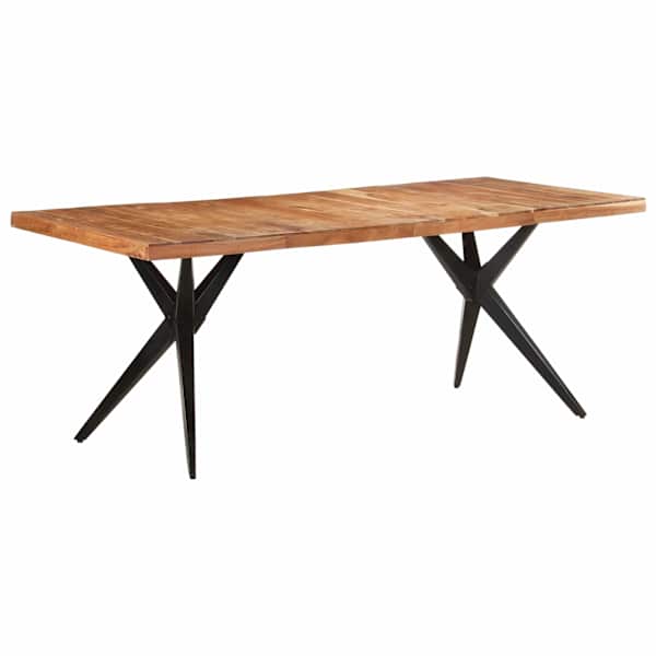 vidaXL s&ouml;&ouml;gilaud 200 x 90 x 76 cm, akaatsiapuit