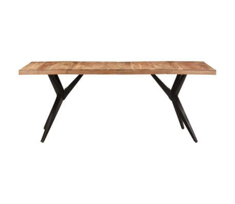 vidaXL Dining Table 200x90x76 cm Solid Acacia Wood