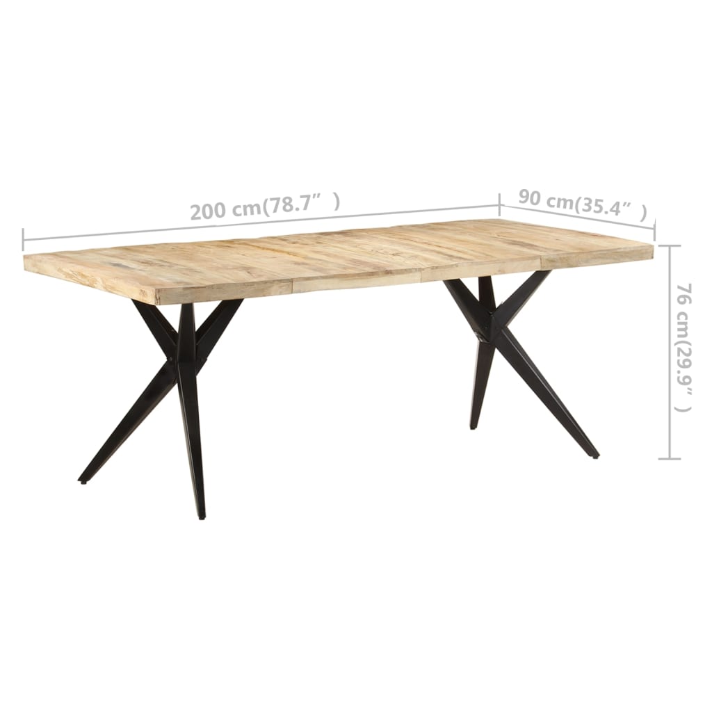 Dining Table officiel Home Kitchen Dining Room Dinner Table Breakfast Side Table vidaXL