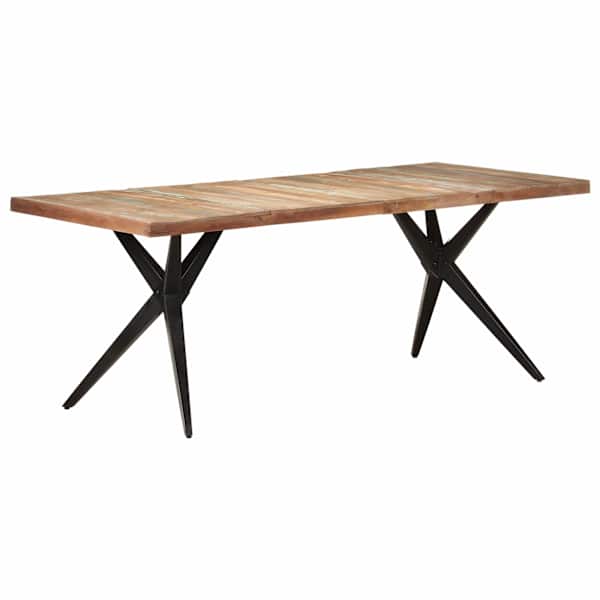 vidaXL s&ouml;&ouml;gilaud 200 x 90 x 76 cm, taastatud puit