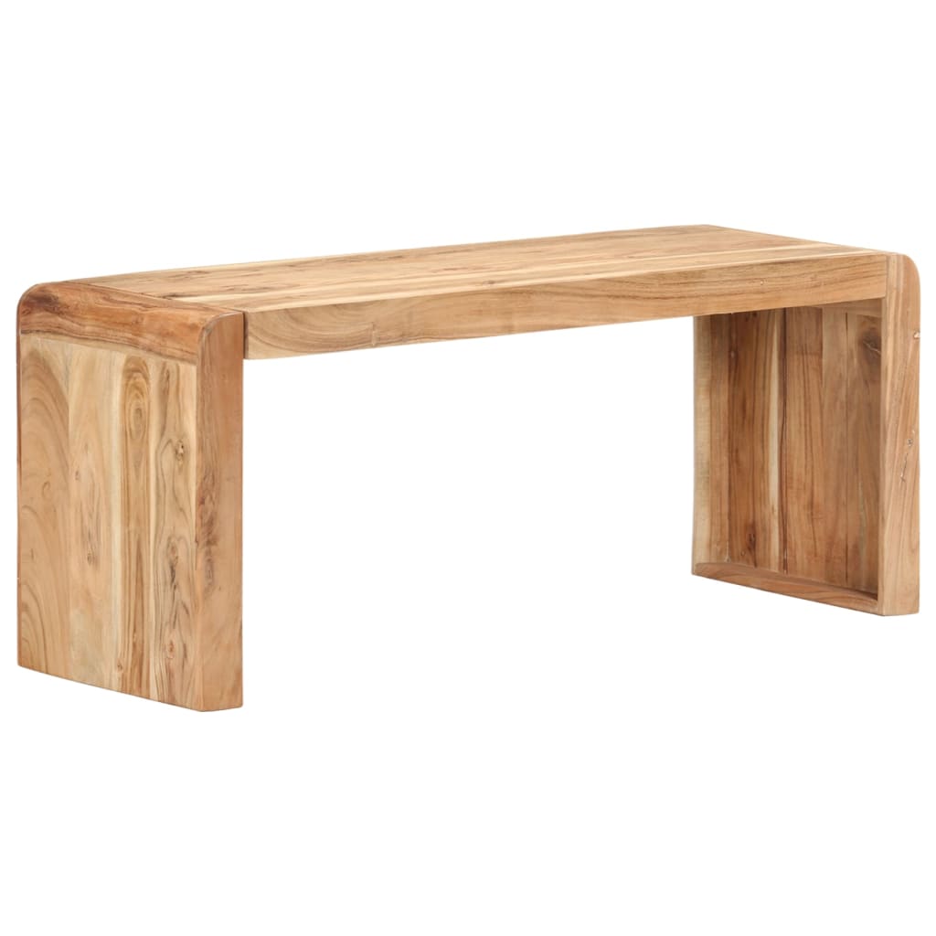 

vidaXL Bench 43.3"x15"x18.1" Solid Acacia Wood