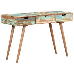 Toaletní stolek se zrcadlem 112 x 45 x 76 cm recyklované dřevo - obrázek 12