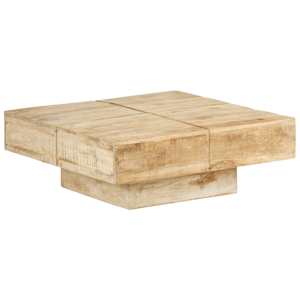 Konferenční stolek 80 x 80 x 28 cm masivní mangovníkové dřevo - obrázek 10