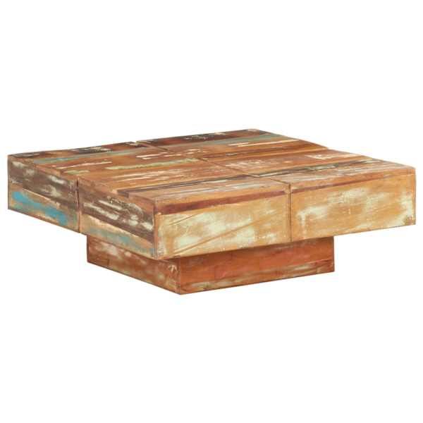 vidaXL kohvilaud 80 x 80 x 28 cm, taaskasutatud puit