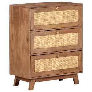 Komoda 61x35x76 cm trden mangov les