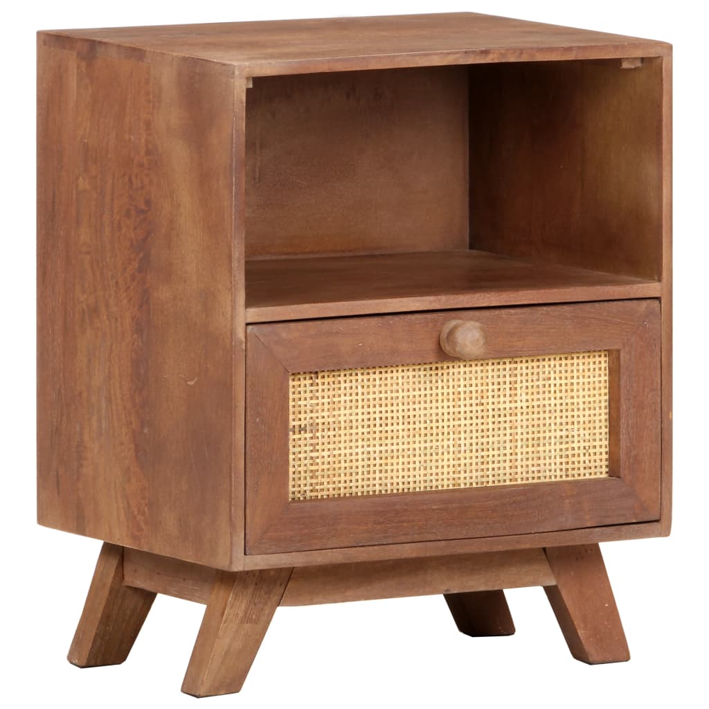 Nattbord 40x30x50 cm heltre mango