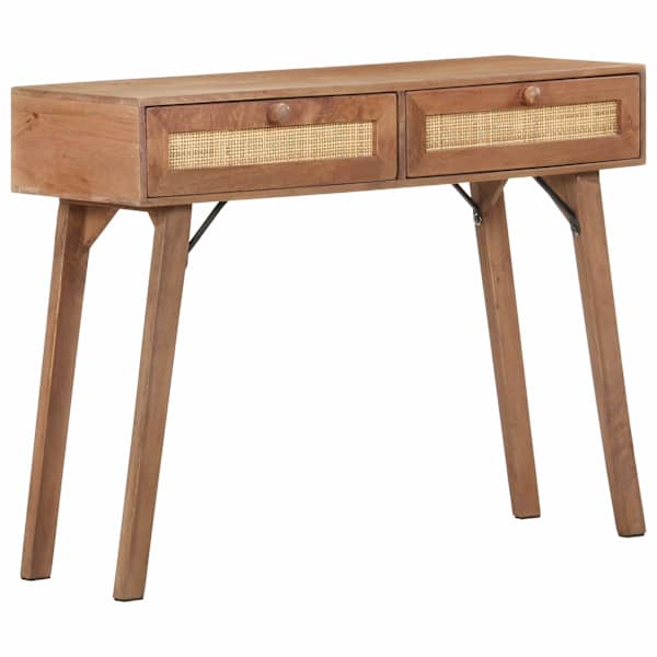 vidaXL konsoollaud, 100 x 35 x 76 cm, toekas mangopuit