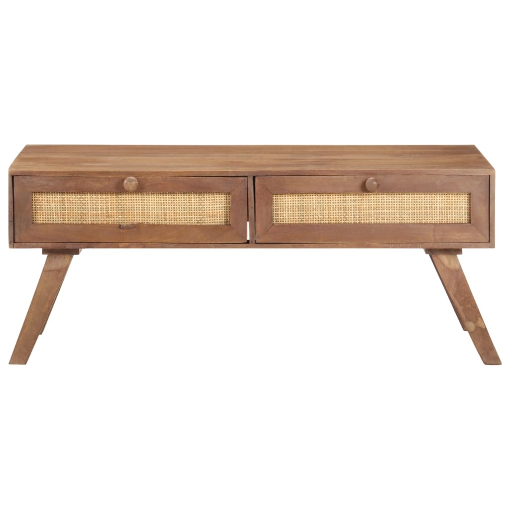 vidaXL Salontafel 100x60x40 cm massief mangohout
