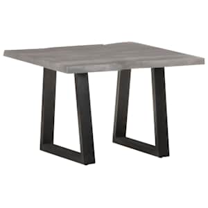 vidaXL kohvilaud naturaalsete servadega 60x60x40 cm akaatsiapuit