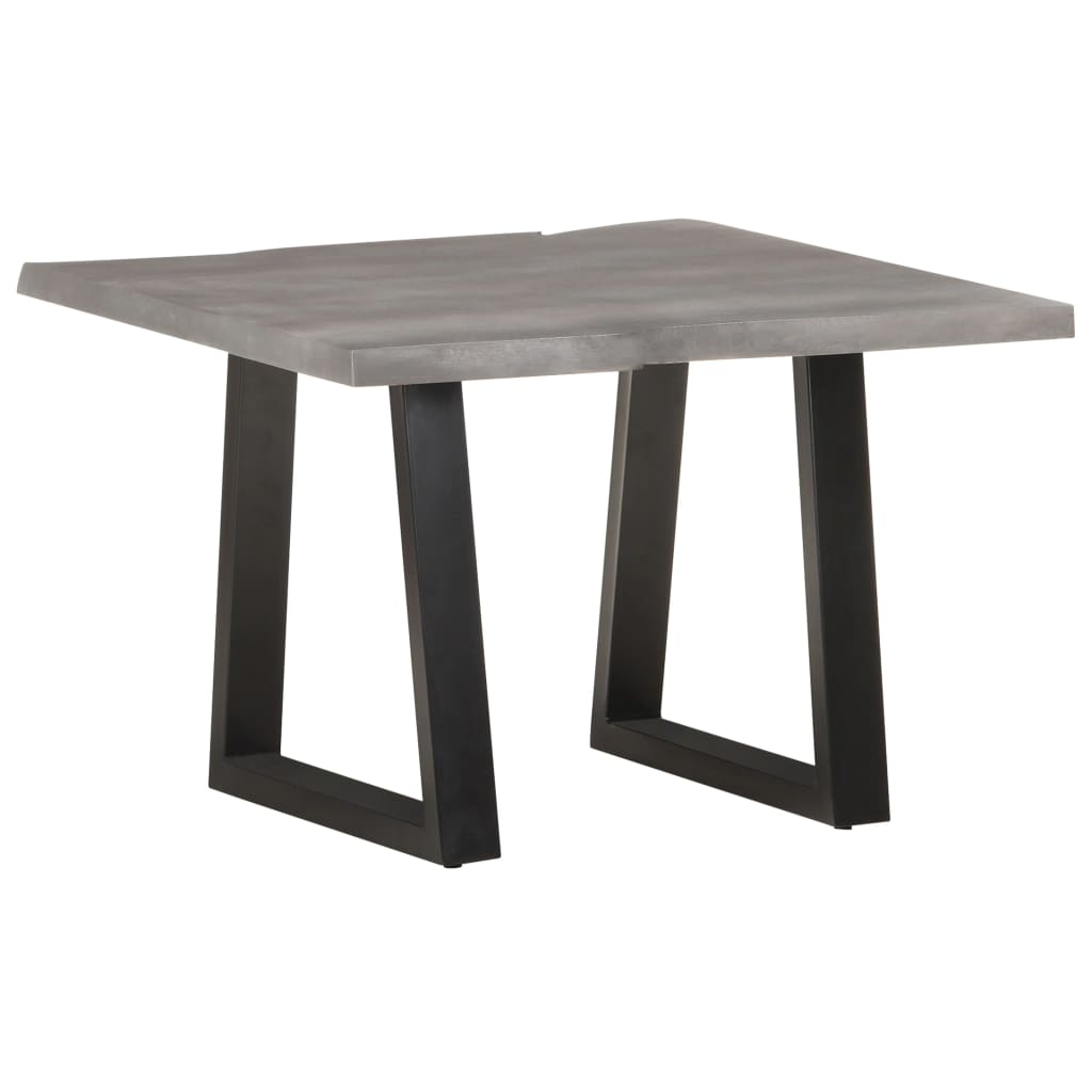 Image of vidaXL Coffee Table with Live Edges 60x60x40 cm Solid Acacia Wood