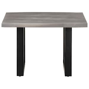 Konferenční stolek s živou hranou 60x60x40 cm masivní akácie - obrázek 2
