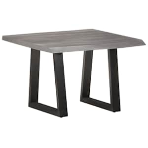 Konferenční stolek s živou hranou 60x60x40 cm masivní akácie - obrázek 9