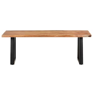 Konferenční stolek s živou hranou 115x60x40 cm masivní akácie - obrázek 2