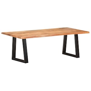 Konferenční stolek s živou hranou 115x60x40 cm masivní akácie - obrázek 8