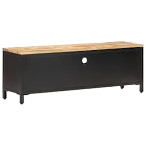 TV stolek 120 x 30 x 40 cm masivní hrubé mangovníkové dřevo - obrázek 5