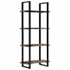 vidaXL 4 riiuliga raamaturiiul 80 x 40 x 180 cm, taastatud puit