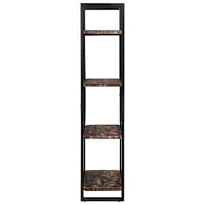 4patrová knihovna 80 x 40 x 180 cm masivní recyklované dřevo - obrázek 5