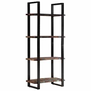 4patrová knihovna 80 x 40 x 180 cm masivní recyklované dřevo - obrázek 6