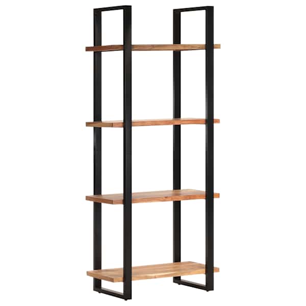 vidaXL 4 riiuliga raamaturiiul 80 x 40 x 180 cm, akaatsia