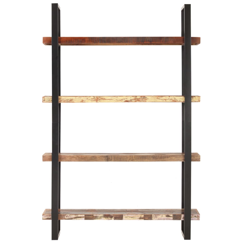 vidaXL 4-Tier Bookcase 120x40x180 cm Solid Reclaimed Wood