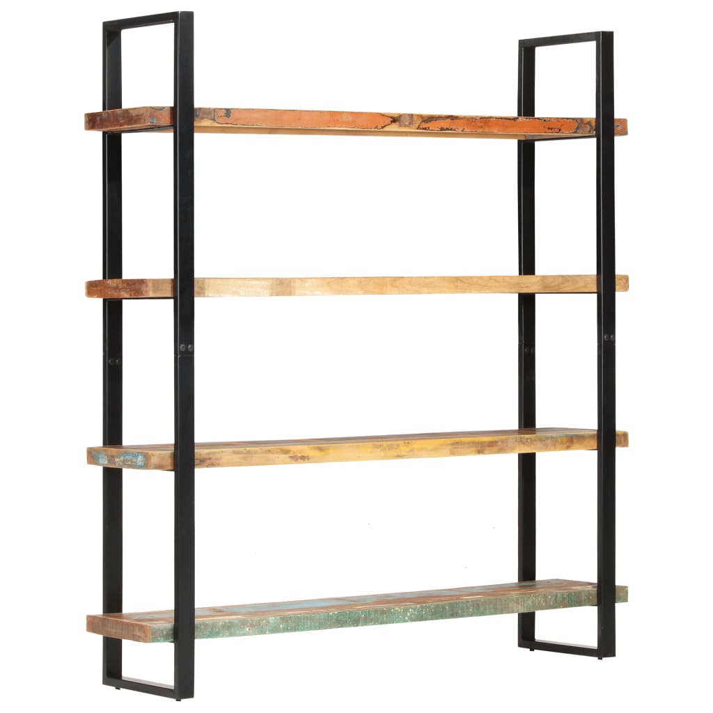 vidaXL 4patrová knihovna 160 x 40 x 180 cm masivní recyklované dřevo