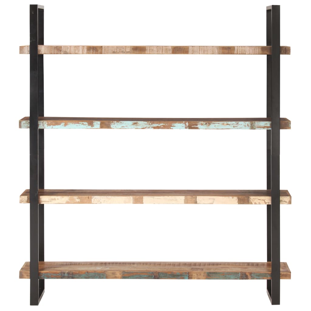vidaXL Boekenkast met 4 schappen 160x40x180 cm massief gerecycled hout afbeelding