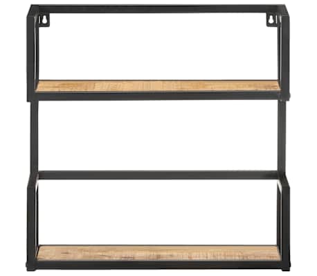 vidaXL &Eacute;tag&egrave;re murale 80x20x60 cm Bois de manguier brut