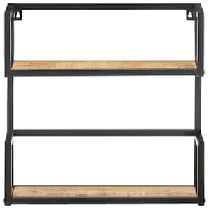 vidaXL &Eacute;tag&egrave;re murale 80x20x60 cm Bois de manguier brut