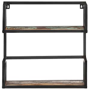 vidaXL Sieninė lentyna, 90x20x60cm, perdirbtos medienos masyvas